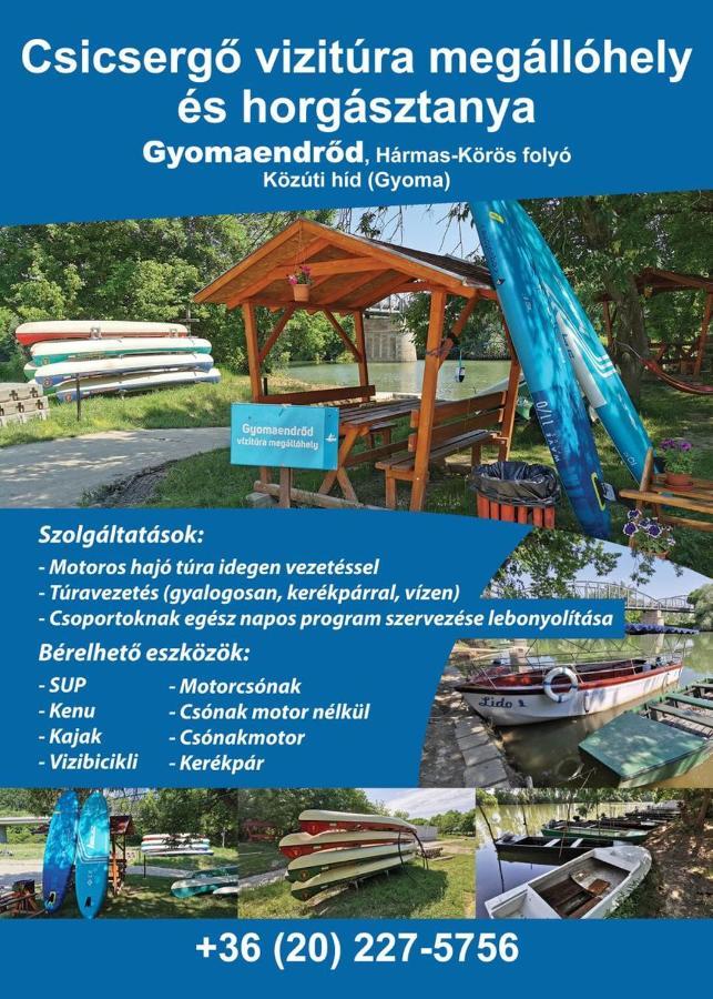 Zsuzsanna Vendeghaz Hotell Gyomaendrőd Eksteriør bilde